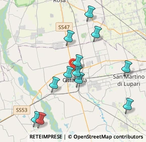 Mappa Vicolo del Folo, 35013 Cittadella PD, Italia (3.87917)