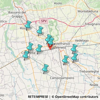 Mappa Via Fregolina, 35018 San Martino di Lupari PD, Italia (6.69273)