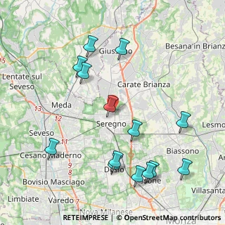 Mappa Via C. Correnti, 20831 Seregno MB, Italia (4.64286)