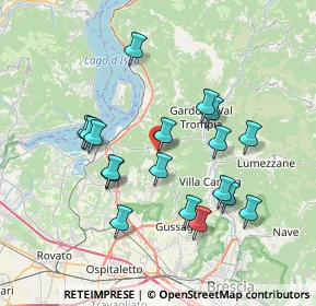 Mappa Via Duche, 25060 Polaveno BS, Italia (6.95056)