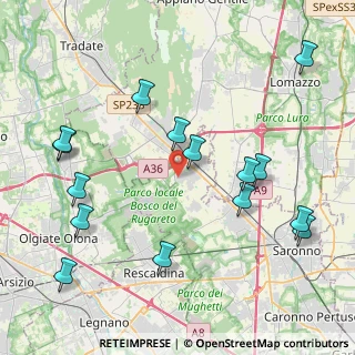 Mappa Via Santa Sofia, 21040 Cislago VA, Italia (4.796)