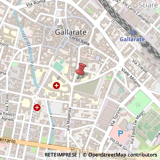 Mappa Via Cantoni, 10, 21013 Gallarate, Varese (Lombardia)