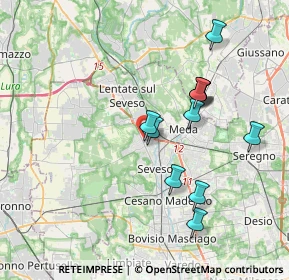 Mappa Via Assunzione, 20825 Barlassina MB, Italia (3.38083)