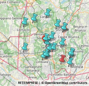 Mappa Via Assunzione, 20825 Barlassina MB, Italia (6.553)