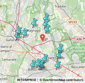 Mappa Via Amalfi, 21054 Fagnano Olona VA, Italia (4.09133)