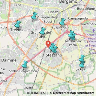 Mappa Via Centrale, 24040 Lallio BG, Italia (2.21455)