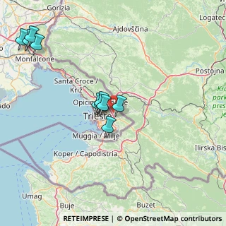 Mappa SP1, 34149 Padriciano TS, Italia (20.94)