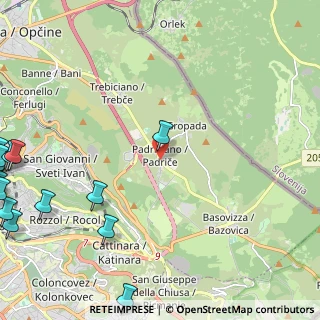 Mappa SP1, 34149 Padriciano TS, Italia (4.064)