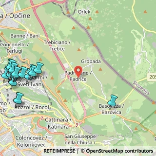 Mappa SP1, 34149 Padriciano TS, Italia (3.436)