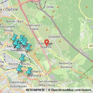 Mappa SP1, 34149 Padriciano TS, Italia (2.75)