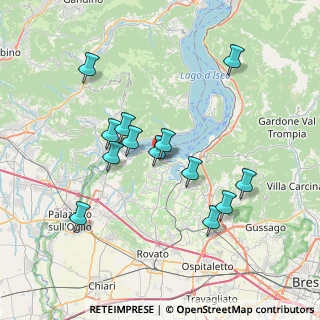 Mappa Via Delle Santelle, 25049 Iseo BS, Italia (6.82769)