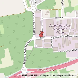 Mappa Via Ferdinando Magellano, 25, 21054 Fagnano Olona, Varese (Lombardia)