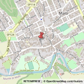 Mappa Via Mano, 22, 36034 Malo, Vicenza (Veneto)