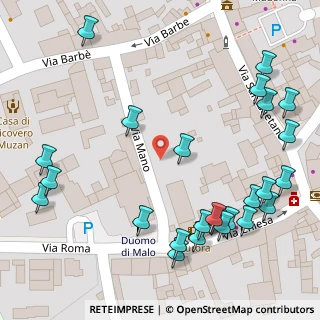 Mappa Via Chiesa, 36034 Malo VI, Italia (0.086)