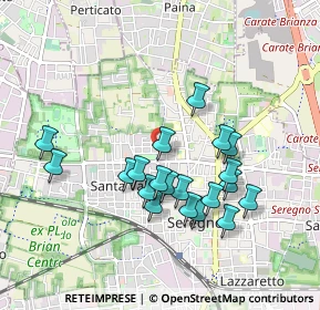 Mappa Via San Vitale, 20831 Seregno MB, Italia (0.839)