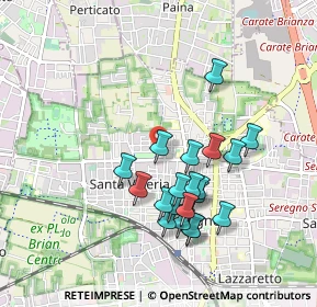 Mappa Via San Vitale, 20831 Seregno MB, Italia (0.841)