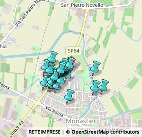 Mappa Via del Donatore, 31050 Monastier di Treviso TV, Italia (0.32222)