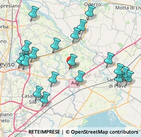 Mappa Via del Donatore, 31050 Monastier di Treviso TV, Italia (8.959)