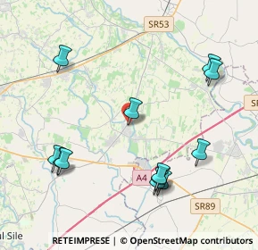 Mappa Via del Donatore, 31050 Monastier di Treviso TV, Italia (4.5175)