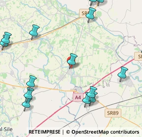 Mappa Via del Donatore, 31050 Monastier di Treviso TV, Italia (6.369)