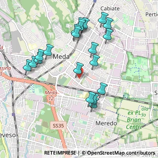 Mappa Via S. Francesco Saverio, 20821 Meda MB, Italia (1.0265)