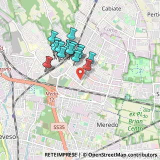 Mappa Via S. Francesco Saverio, 20821 Meda MB, Italia (0.7285)