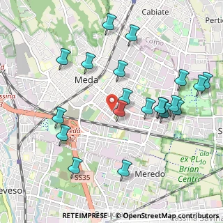 Mappa Via S. Francesco Saverio, 20821 Meda MB, Italia (1.0775)