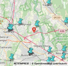 Mappa Via Ferdinando Magellano, 21054 Fagnano Olona VA, Italia (6.33944)