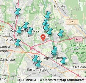 Mappa Via Ferdinando Magellano, 21054 Fagnano Olona VA, Italia (3.762)