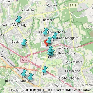 Mappa Via Ferdinando Magellano, 21054 Fagnano Olona VA, Italia (1.85364)