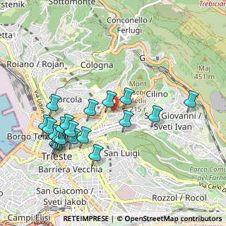 Mappa Pendice dello Scoglietto, 34126 Trieste TS, Italia (1.0215)