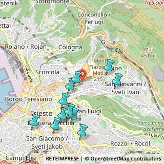 Mappa Pendice dello Scoglietto, 34126 Trieste TS, Italia (1.05667)