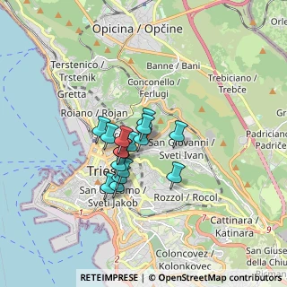 Mappa Pendice dello Scoglietto, 34126 Trieste TS, Italia (1.10563)