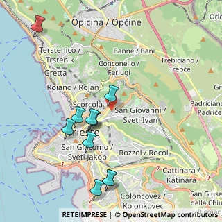 Mappa Pendice dello Scoglietto, 34126 Trieste TS, Italia (2.09091)