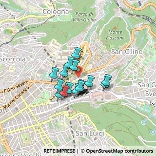 Mappa Pendice dello Scoglietto, 34126 Trieste TS, Italia (0.2805)
