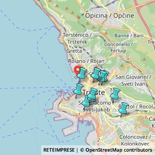 Mappa Trieste, 34132 Trieste TS, Italia (1.52818)
