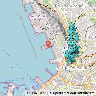 Mappa Trieste, 34132 Trieste TS, Italia (0.561)
