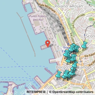 Mappa Trieste, 34132 Trieste TS, Italia (0.7)