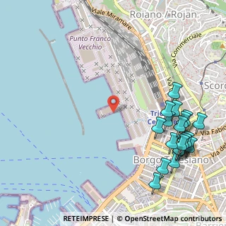 Mappa Trieste, 34132 Trieste TS, Italia (0.691)