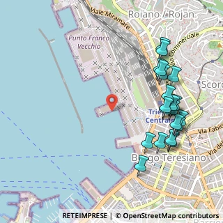 Mappa Trieste, 34132 Trieste TS, Italia (0.588)