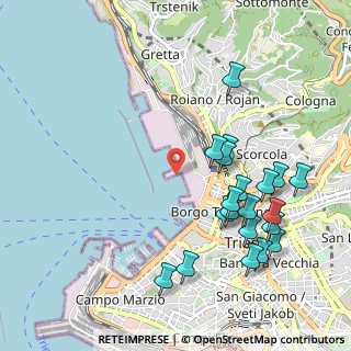 Mappa Trieste, 34132 Trieste TS, Italia (1.113)