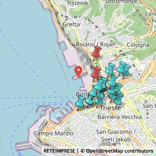 Mappa Trieste, 34132 Trieste TS, Italia (0.9055)