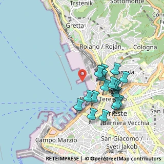 Mappa Trieste, 34132 Trieste TS, Italia (0.832)