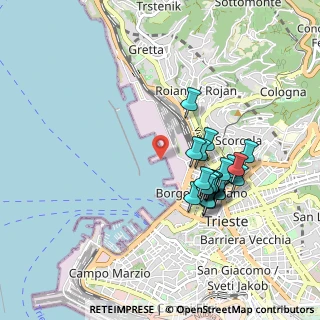 Mappa Trieste, 34132 Trieste TS, Italia (0.832)