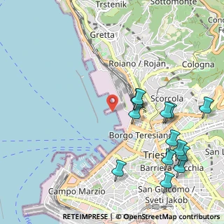 Mappa Trieste, 34132 Trieste TS, Italia (1.23769)