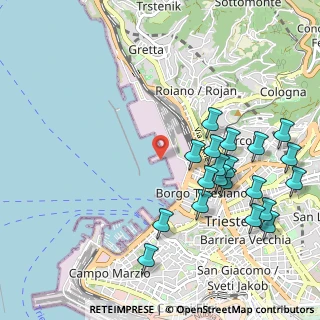 Mappa Trieste, 34132 Trieste TS, Italia (1.155)