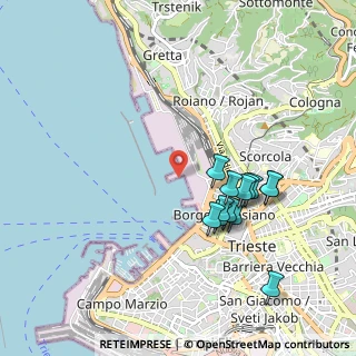 Mappa Trieste, 34132 Trieste TS, Italia (0.91462)