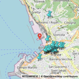 Mappa Trieste, 34132 Trieste TS, Italia (0.96789)