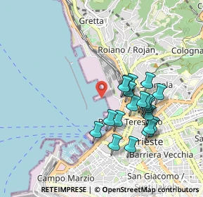 Mappa Trieste, 34135 Trieste TS, Italia (0.832)