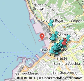 Mappa Trieste, 34135 Trieste TS, Italia (0.832)